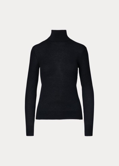 Sueter Ralph Lauren Mujer Negros - Cashmere Turtleneck - KSUBW4293